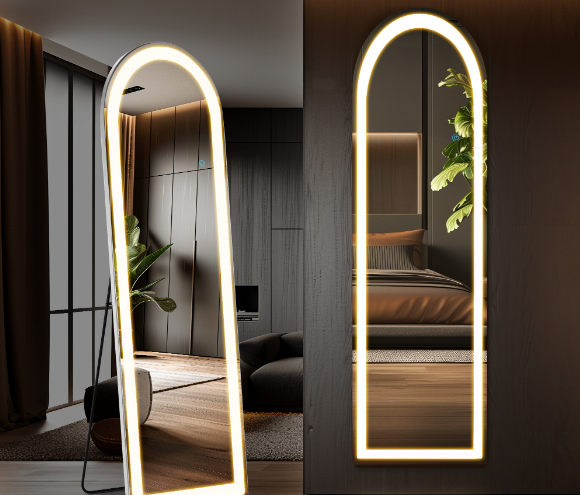 LED Vanity Mirror - 3 Color Lighting Modes