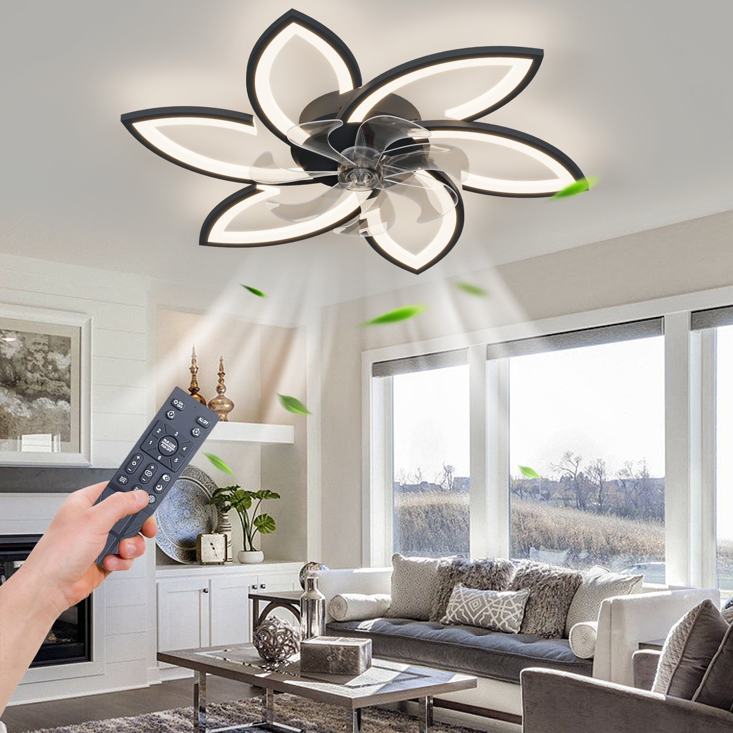 Acrylic Ceiling Fan