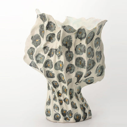 Vintage Flame Handmade Ceramic Vase