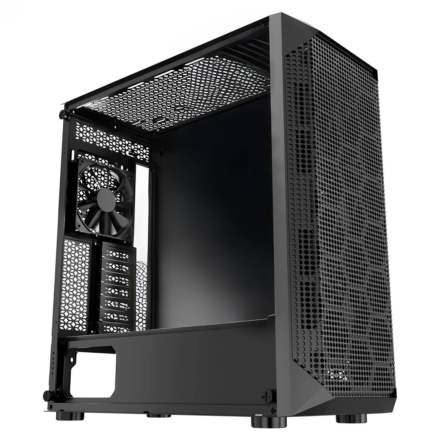 Mid-Tower PC Gaming Case with 4x120mm Fans - ATX/M-ATX/ITX