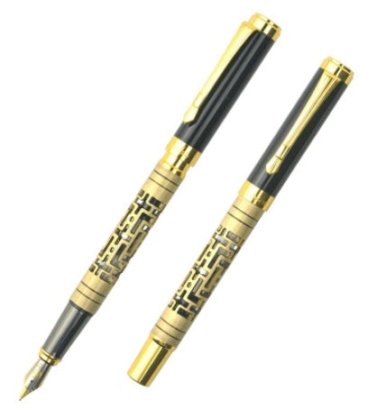 Premium Metal Luxury Fountain Pen - Black