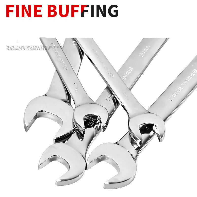 Automatic Ratchet Wrench Set - 8-19mm Quick Release