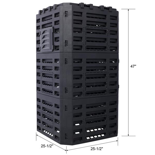 132-Gallon Recycled Plastic Compost Bin