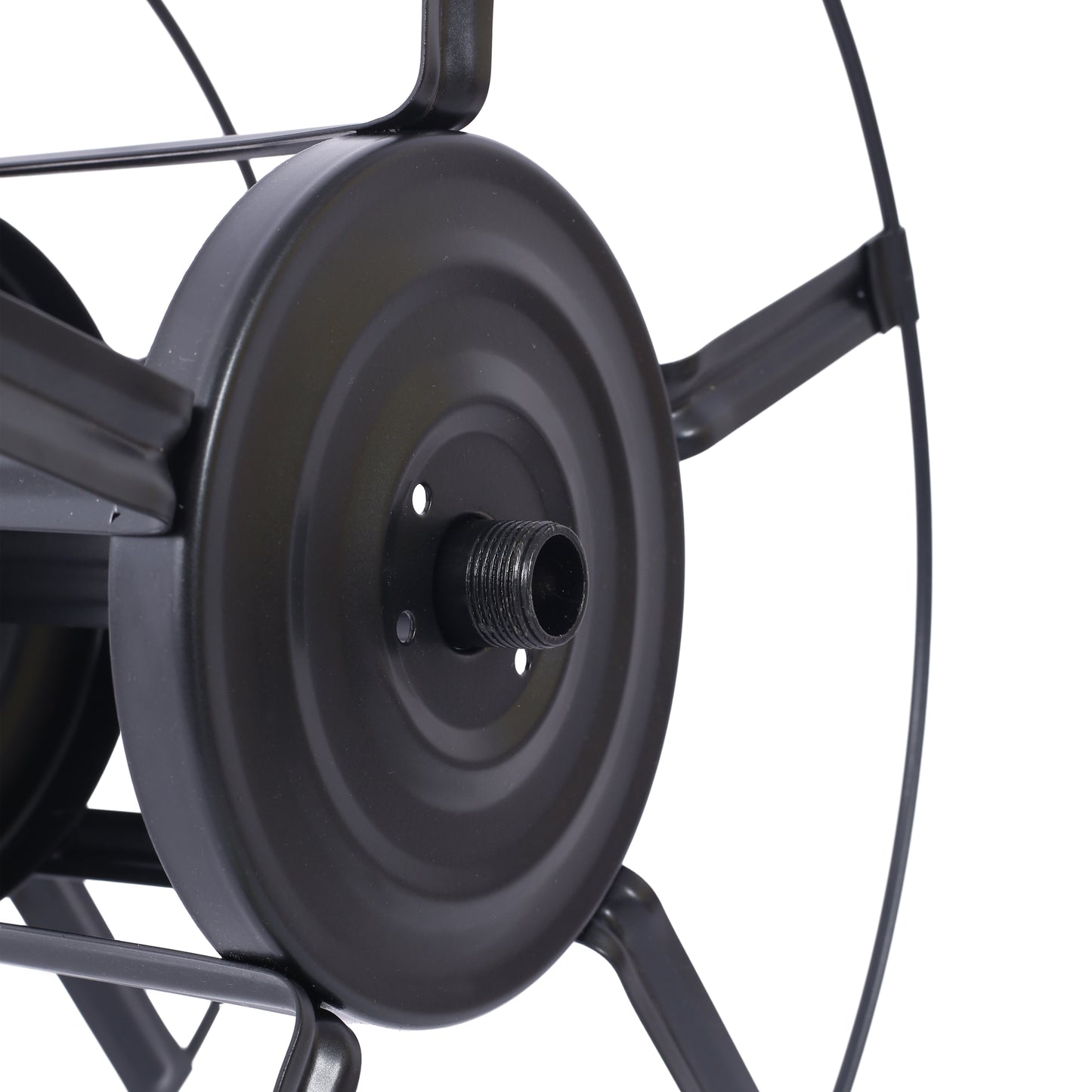 19" Cylindrical Lawn Roller - Black Iron