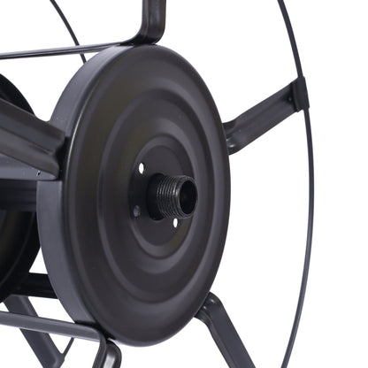 19" Cylindrical Lawn Roller - Black Iron