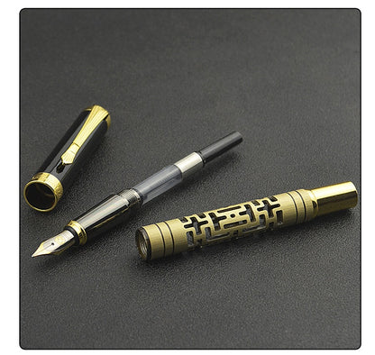 Premium Metal Luxury Fountain Pen - Black
