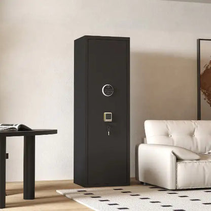 Biometric Rifle Safe with 3 Pistol Holders