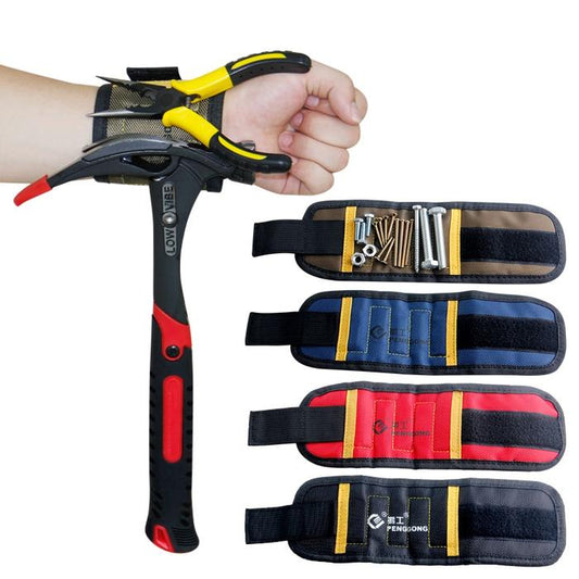 Magnetic Wristband for Tools - Adjustable