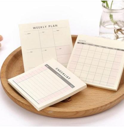 Weekly & Monthly Work Planner - 60 Sheets