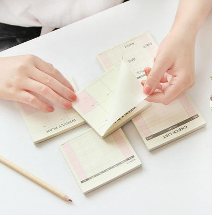 Weekly & Monthly Work Planner - 60 Sheets