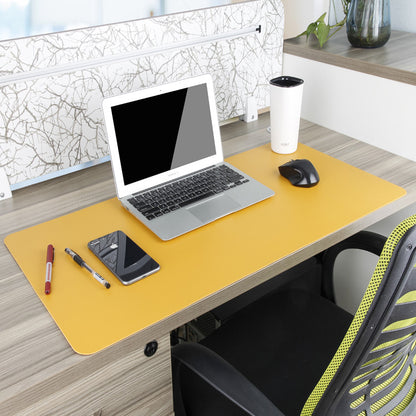 Oversized Double-Sided Desk Mat - PU Leather