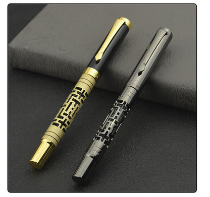 Premium Metal Luxury Fountain Pen - Black