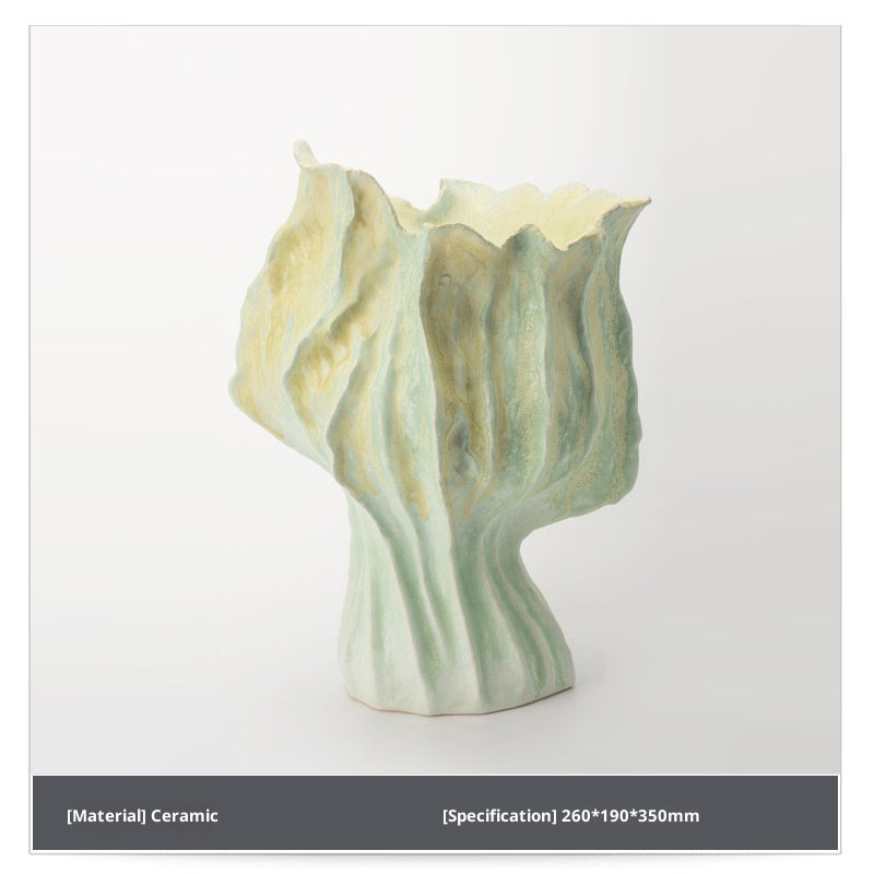 Vintage Flame Handmade Ceramic Vase