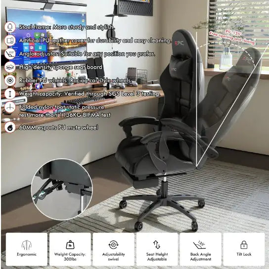 4Flex Pro Gamer Chair with Ventilated Leather