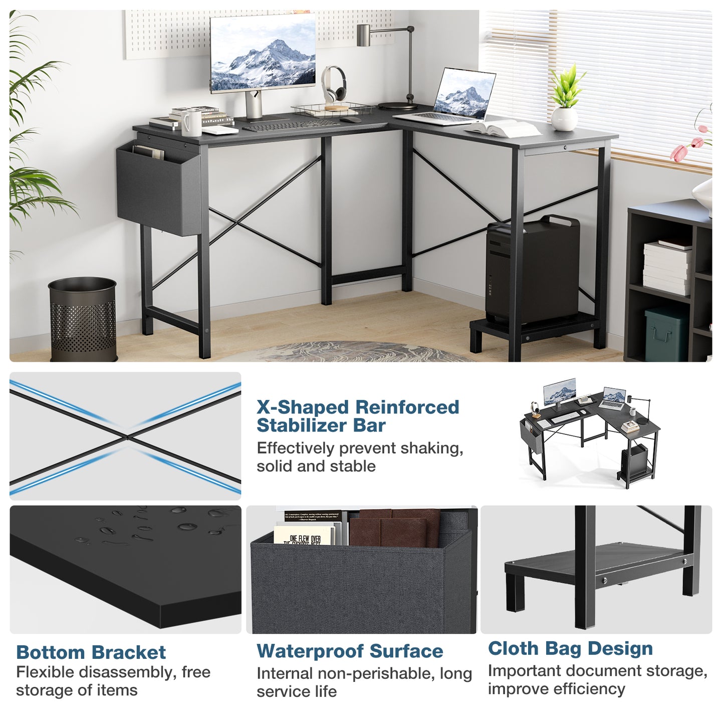 G70 Tow Chain 5/16" x 6' - 4700 lbs Capacity (2-Pack)