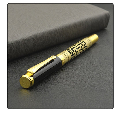 Premium Metal Luxury Fountain Pen - Black