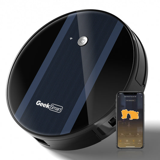 Robot Vacuum Cleaner - 1800Pa Suction with App Control