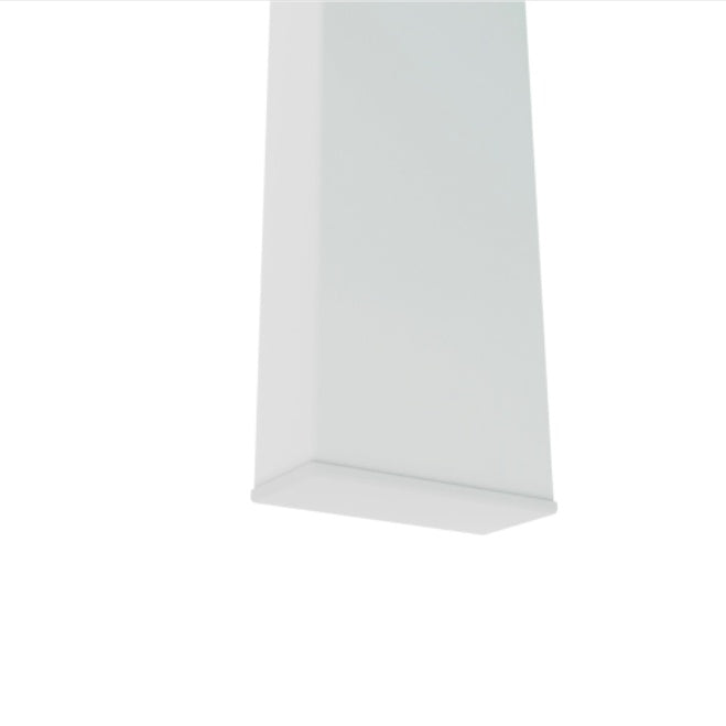 Modern White Coffee Table - Clear Design