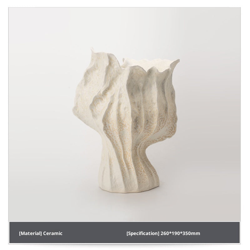 Vintage Flame Handmade Ceramic Vase