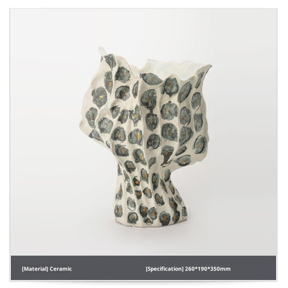 Vintage Flame Handmade Ceramic Vase