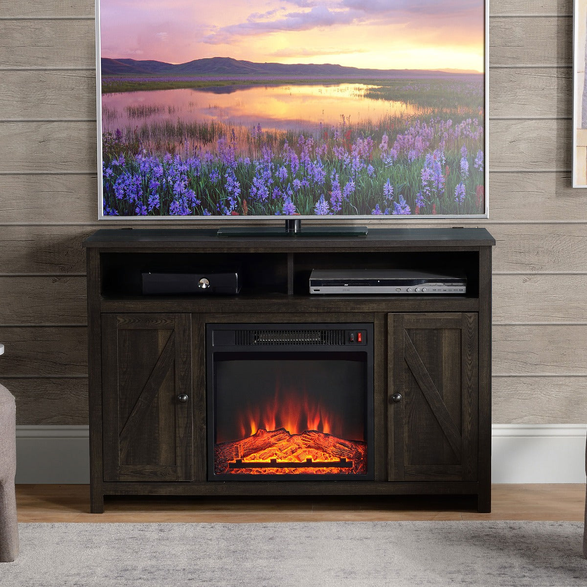 Electric Fireplace TV Stand - Up to 50" TVs
