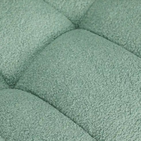 Modern Teddy Fabric Rocker - Light Green