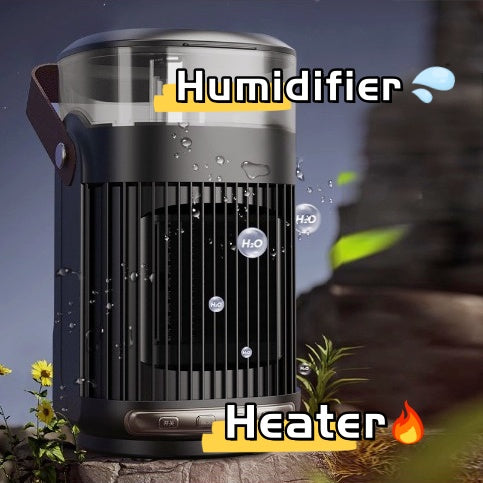 2-in-1 Portable Heater & Humidifier - High Power