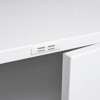 Metal Printer Stand With Storage Small Space Mobile Printer Table With Door Adjustable Shelf Home Office Filing Cabinet On Wheels