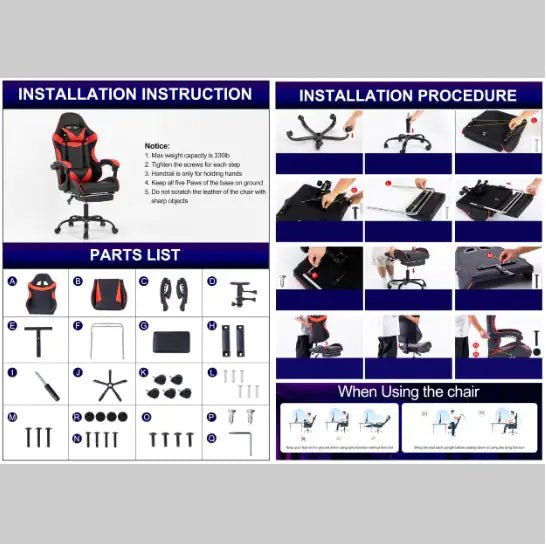 4Flex Pro Gamer Chair with Ventilated Leather