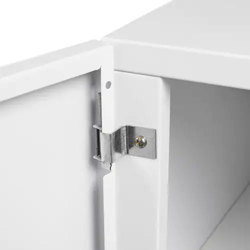 Metal Printer Stand With Storage Small Space Mobile Printer Table With Door Adjustable Shelf Home Office Filing Cabinet On Wheels