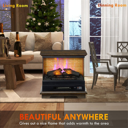 1400W Electric Fireplace