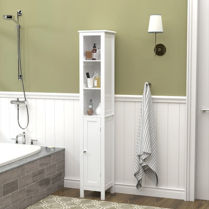 67" Tall Bathroom Storage Cabinet - Freestanding