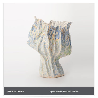 Vintage Flame Handmade Ceramic Vase