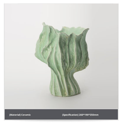 Vintage Flame Handmade Ceramic Vase