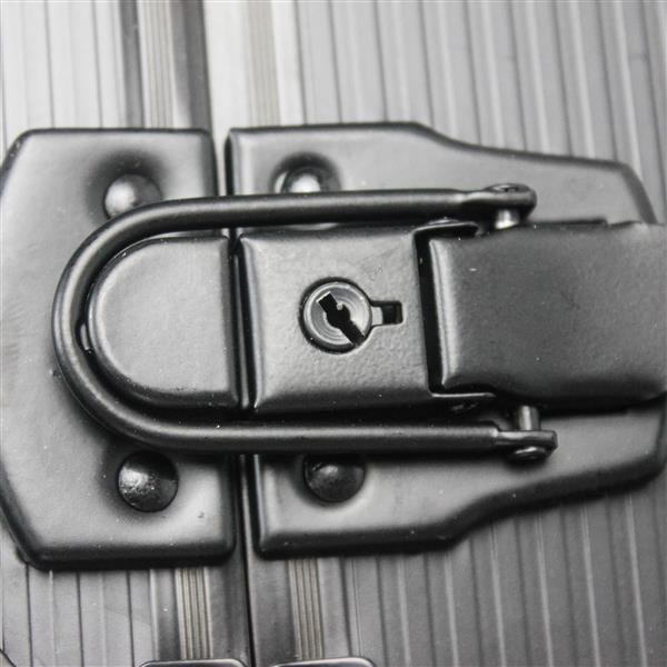 4-Layer Rolling Toolbox with Wheels - Black