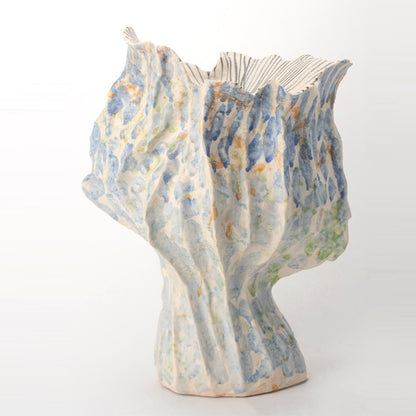 Vintage Flame Handmade Ceramic Vase