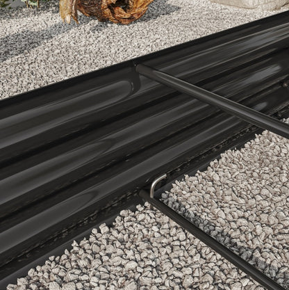 Oval Metal Raised Garden Bed