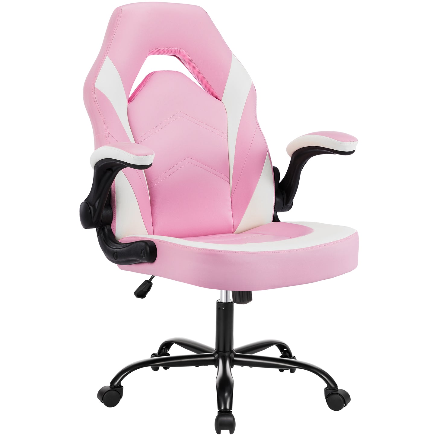 PU Leather Ergonomic Office Chair with Lumbar Support
