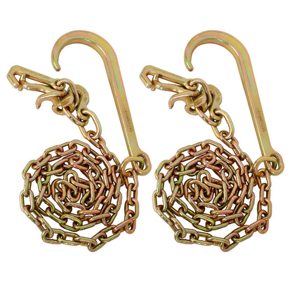 G70 Tow Chain 5/16" x 6' - 4700 lbs Capacity (2-Pack)