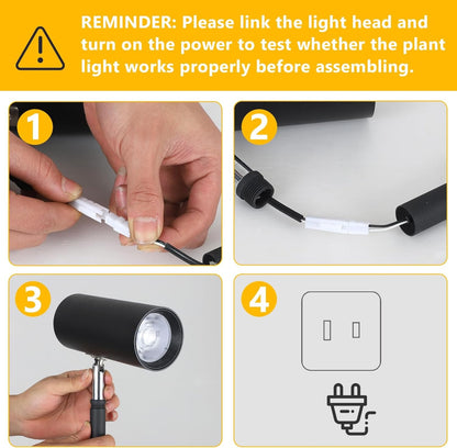 Full Spectrum LED Grow Light Stand - 20W