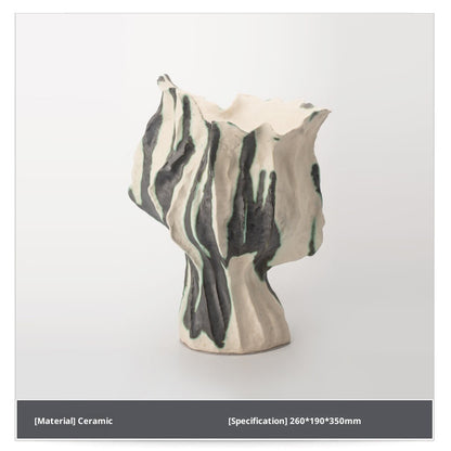 Vintage Flame Handmade Ceramic Vase