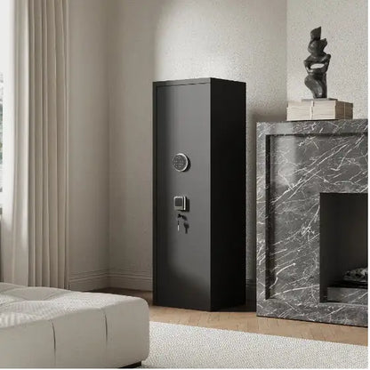 Biometric Rifle Safe with 3 Pistol Holders