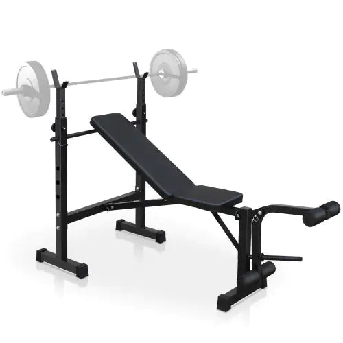 Olympic Weight Bench with Squat Rack - Full Body Workout
